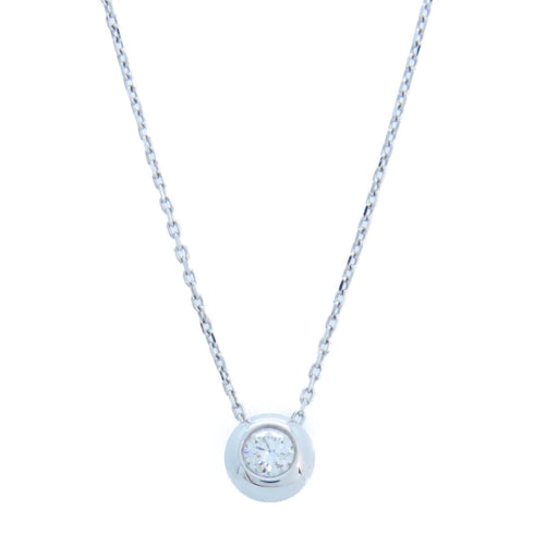 JEWELRY Diamond Necklace 18K White Gold v6
