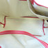 CHANEL CC SHW Tote Bag Canvas/Calfskin Leather Multi Color/Red