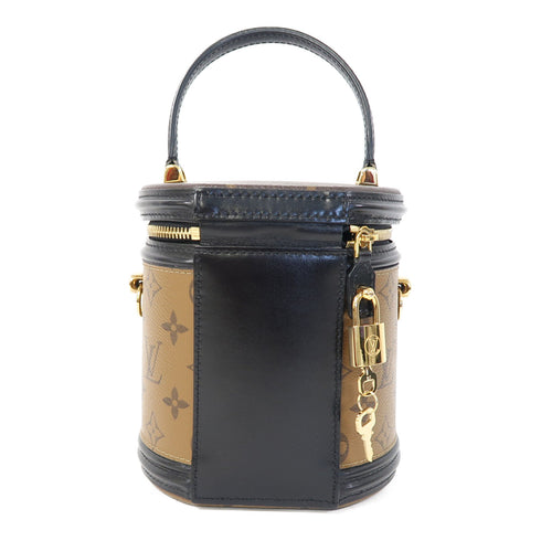 LOUIS VUITTON LV GHW Cannes 2 Way Shoulder Bag M43986 Monogram Reverse Brown v2