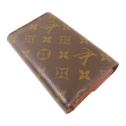 LOUIS VUITTON LV GHW Alexandra Trifold Wallet M60047 Monogram Brown