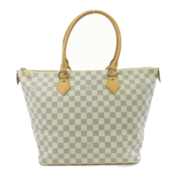 LOUIS VUITTON LV GHW Saleya MM Hand Bag N51185 Damier Azur White