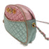 GUCCI GG GHW SHW Shoulder Bag Crossbody 534951 Calfskin Leather Green Pink