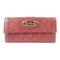 GUCCI GG SHW Long Bifold Wallet 146199 Calfskin Leather Pink