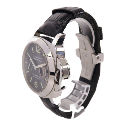 PANERAI Luminor Marina Automatic Watch PAM 00104 Stainless Steel Black