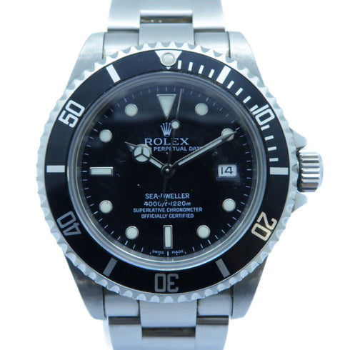 ROLEX Sea-Dweller Automatich Watch 16600 Stainless Steel Black