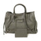 BALENCIAGA SHW Papier 2way Shoulder Bag Calfskin Leather Grey