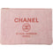 CHANEL CC SHW Pochette Pouch Clutch Bag Tweed Pink