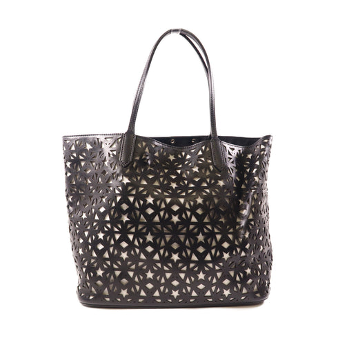 GIVENCHY SHW Tote Bag Handbag Calfskin Leather Black