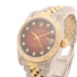 ROLEX Datejust Automatic Watch 68273 18K Yellow Gold/Stainless Steel Red