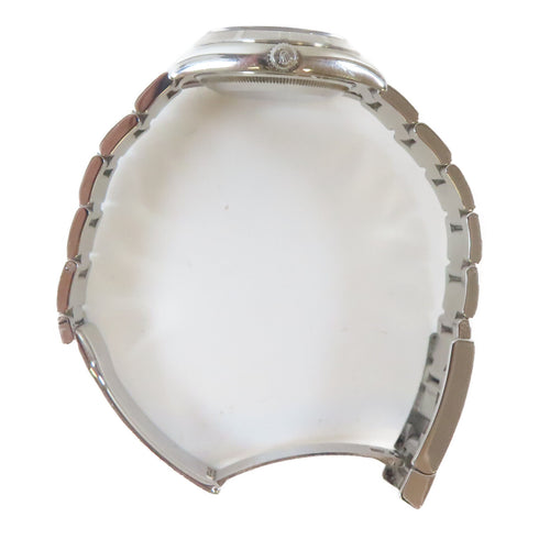 ROLEX Date Automatic Movement Watch 115210 18K White Gold Stainless Steel Black