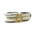 Christian Dior CD GHW Mini Saddle Bag Shoulder Bag M0456CBAA_M030 Calfskin White