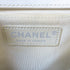 CHANEL Quilted CC SH Boy Chanel Chain Shoulder Bag Patent Leather White