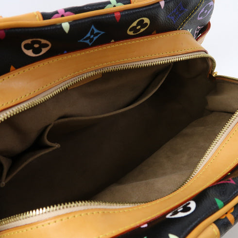 LOUIS VUITTON LV GHW Claudia Handbag M40194 Monogram Multicolor Black