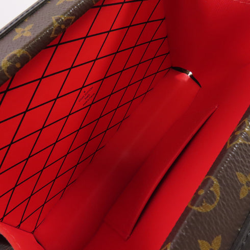 LOUIS VUITTON LV GHW Petite Malle Shoulder Bag M43992 Monogram Brown