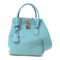 HERMES PHW Toolbox 20 2 Way Shoulder Handbag Evercolor Turquoise Blue