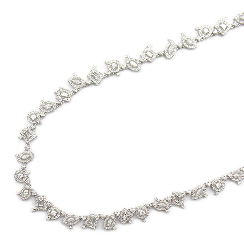 FINE JEWELRY Diamond Necklace 18K White Gold v1