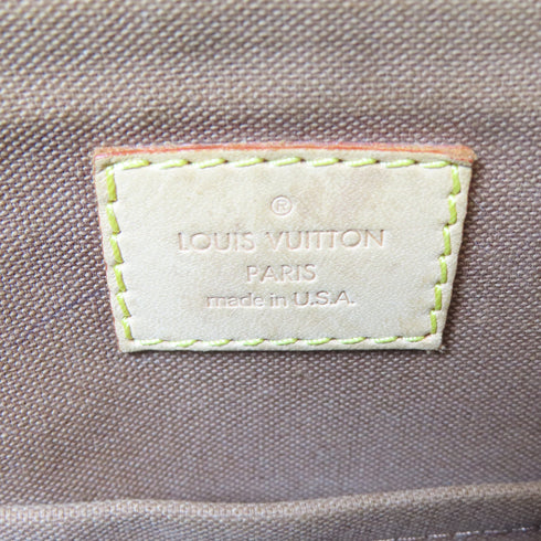 LOUIS VUITTON LV GHW Popincourt Haut Shoulder Handbag M40007 Monogram Brown