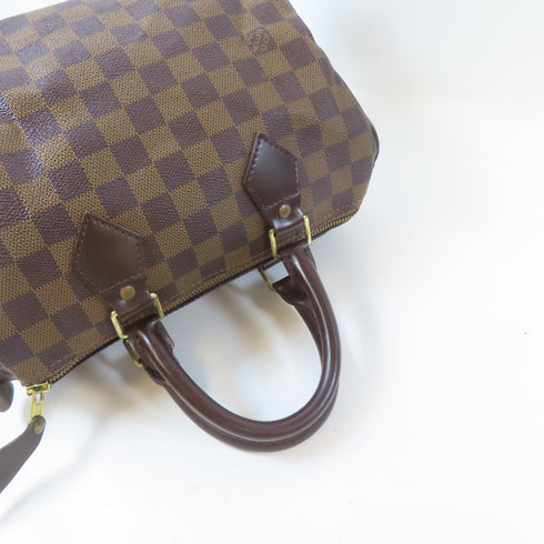 LOUIS VUITTON LV GHW Speedy 25 Handbag Boston Bag N41365 Damier Brown