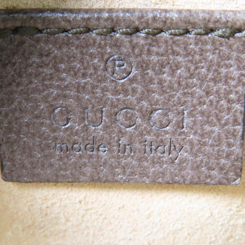 GUCCI GG GHW Chain Shoulder Bag 550618 Coated Canvas/Calfskin Leather Brown