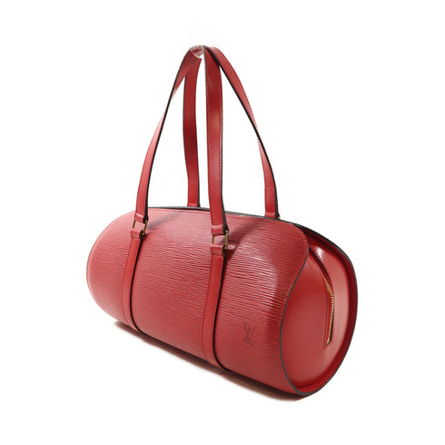 LOUIS VUITTON LV GHW Sufflo Shoulder Bag Epi Red