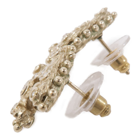 CHANEL CC Earrings A13/B Metal Gold