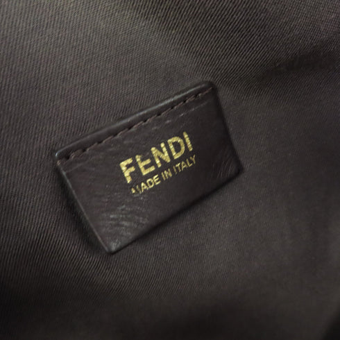 FENDI Zucca Tote Bag Handbag 8BH263-Q0M Canvas Brown