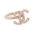CHANEL CC Ring US#5 B13P Metal Rhinestone