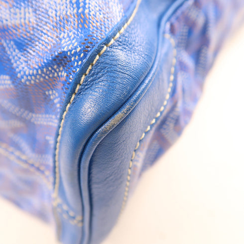 GOYARD SHW 2Way Shoulder Tote Bag Coated Canvas Blue