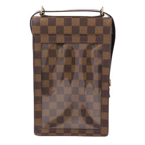 LOUIS VUITTON LV GHW Ebene Portobello Shoulder Bag N45271 Damier Brown v1