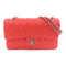 CHANEL Quilted CC SHW Chain Shoulder Bag Calfskin Leather Red v2