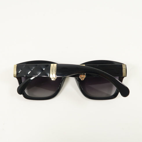 CHANEL CC Sunglasses PVC Black