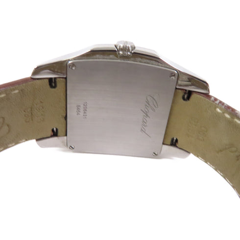 Chopard Two O Ten Quartz Watch 8464 Leather/Stainless Steel Brown