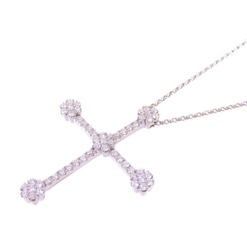 Ponte Vecchio 0.93ct Diamond Necklace 18K White Gold