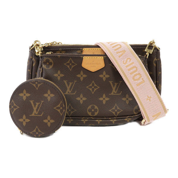 LOUIS VUITTON LV GHW Multi Pochette Accessoires Shoulder Bag Monogram Brown