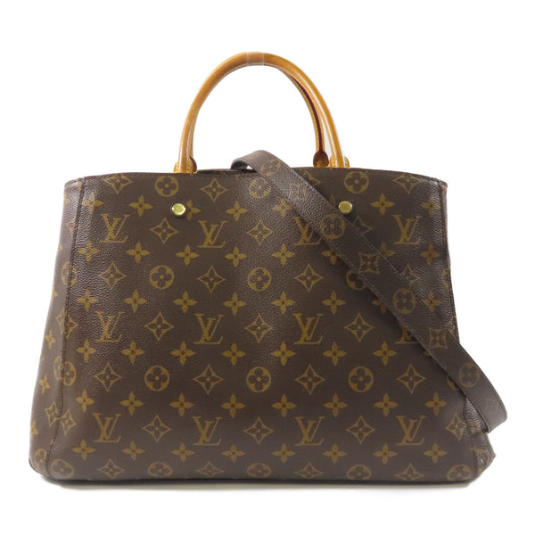 LOUIS VUITTON LV GHW Montaigne GM 2 Way Bag M41067 Monogram