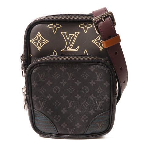 LOUIS VUITTON SHW Patchwork Amazon Crossbody Sling Bag M45439 Monogram Eclipse