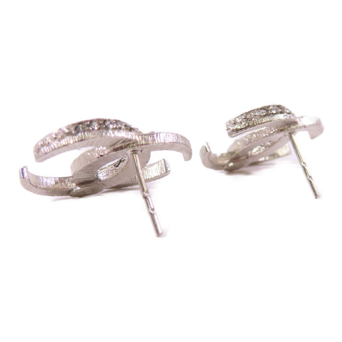 CHANEL CC SHW Earrings B15/C Metal