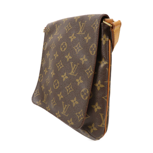 LOUIS VUITTON LV GHW Musette Shoulder Bag M51256 Monogram Brown v3