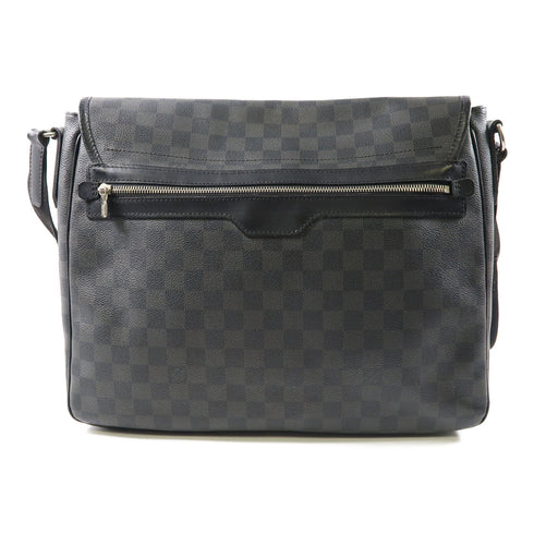 LOUIS VUITTON LV SHW Daniel MM Shoulder Bag N58029 Damier Graphite Black/Grey