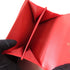 CHANEL Quilted CC GHW Card Case Lambskin Leather Red