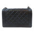 CHANEL Quilted CC Boy Chanel Chain Shoulder Bag Lambskin Leather Black