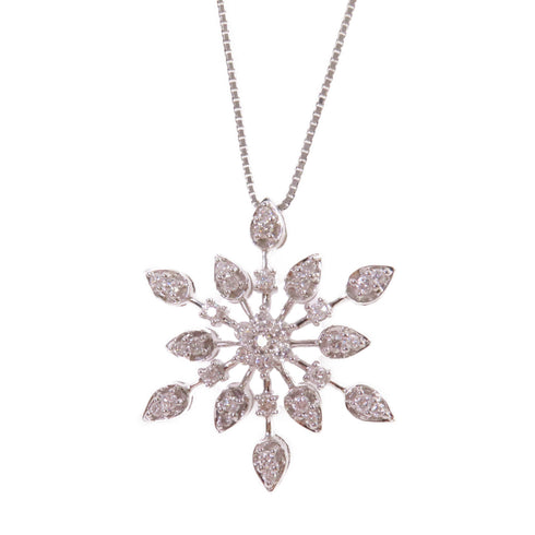 FINE JEWELRY 1.00ct Diamond Necklace 18K White Gold