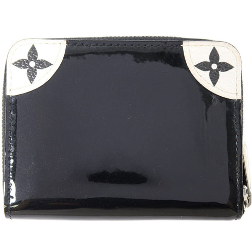 LOUIS VUITTON LV SHW Coin Card Case Purse M67665 Vernis Black