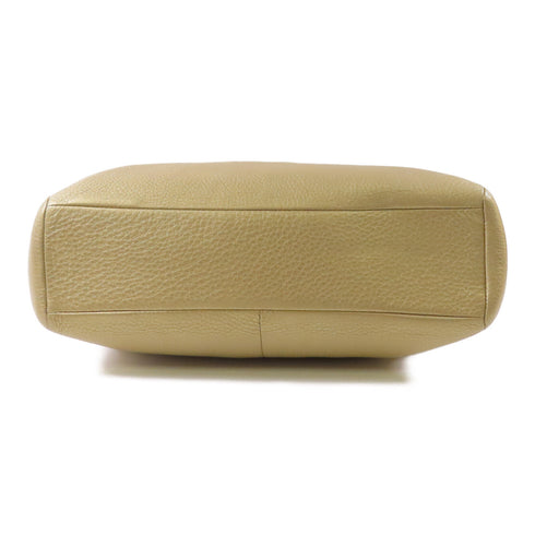 COACH GHW Shoulder Bag J1548 Calfskin Leather Gold