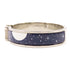 HERMES PHW Clic H Bracelet Metal Silver/Navy