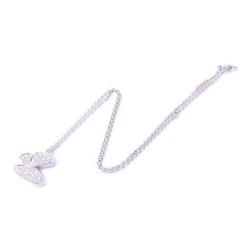 Van Cleef & Arpels Two Butterfly Necklace Accessories VCAR03M400 18K White Gold