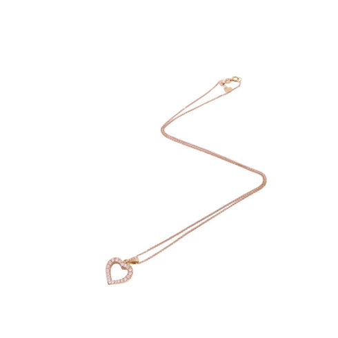 JEWELRY Diamond Necklace 18K Rose Gold