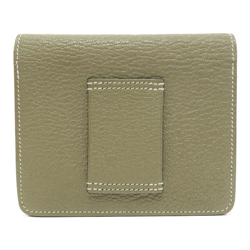 HERMES PHW Roulis Slim Waist Bag Chevre Leather Etoupe