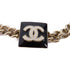 CHANEL CC Necklace Accessories Metal Black Gold v1