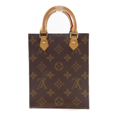 LOUIS VUITTON LV GHW Petit Sac Plat 2 Way Shoulder Bag M69442 Monogram Brown v1